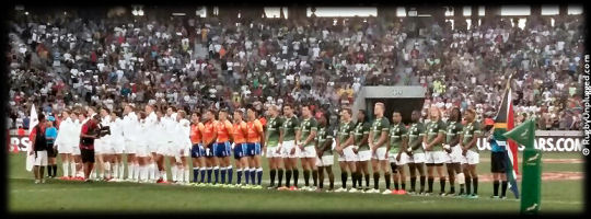 Blitzboks England Cup Final anthems Cape Town 7s 2016